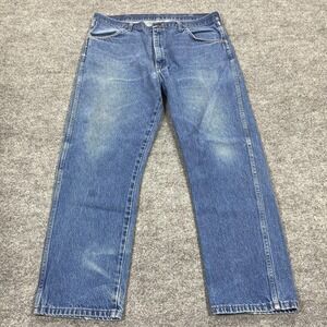 Rustler Jeans Mens 40x30 Blue Straight Fit Medium Wash‎ Denim Cotton Pockets